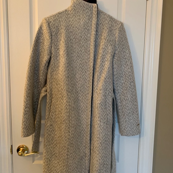 ZIP UP WINTER TAHARI WOOL-BLEND  BELTED COAT - SIZE S - Picture 8 of 11